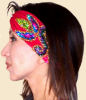 Headpiece / Stretch Velvet with Top Middle Rhinestone