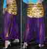 Harem Pants / Open-Sided with Beads & Paillettes