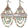 Earrings (Specialty) Horus & Isis (Beads & Coins)
