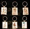 Key Chain / Simulated Papyrus / Double-sided / Assorted
