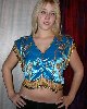 Top / Choli / Stretch Velvet / Sleeveless with Sequins, Beads, & Coins / Front Design only