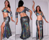 Bra & Skirt Set /  Lycra Otions / Half Sleeve with Separated Sleeve